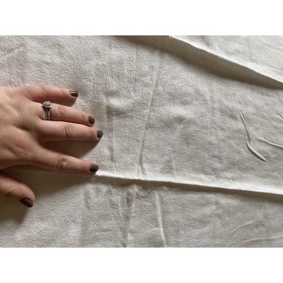 Vtg Embroidered Linen Tea Towel Monday Day of the Week Butterfly Cottagecore - Picture 7 of 7